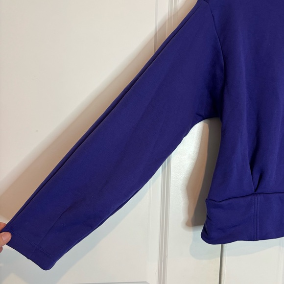 Athleta Altitude Polartec Half Zip Pullover Sweatshirt Noble Blue Purple S - Picture 6 of 13